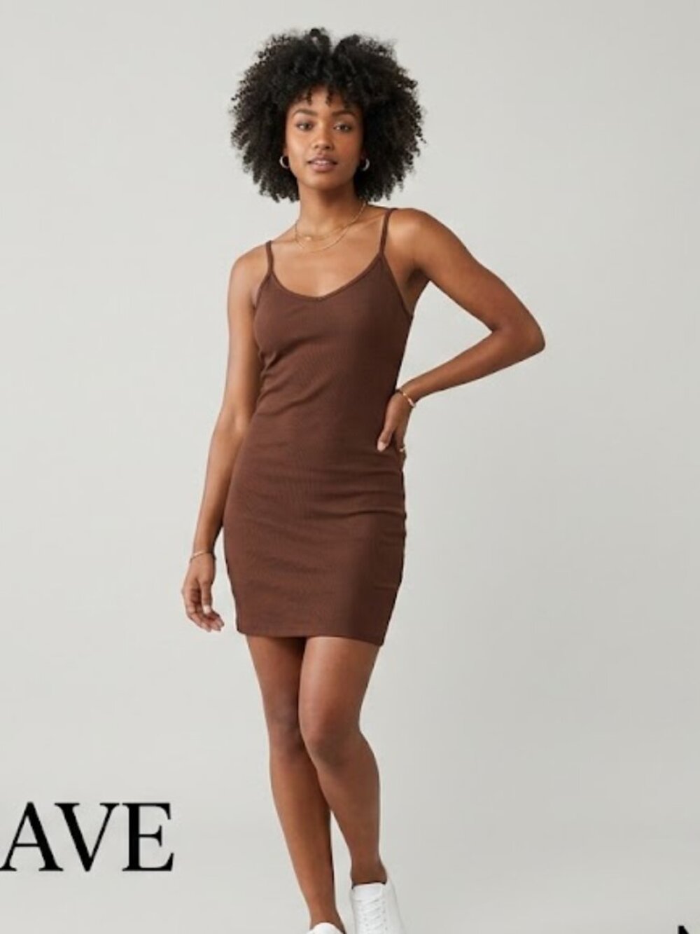 NWT Wild Fable Medium Brown Mini Sun Dress - Versatile Summer/Fall